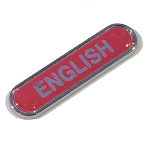 ENGLISH bar badge